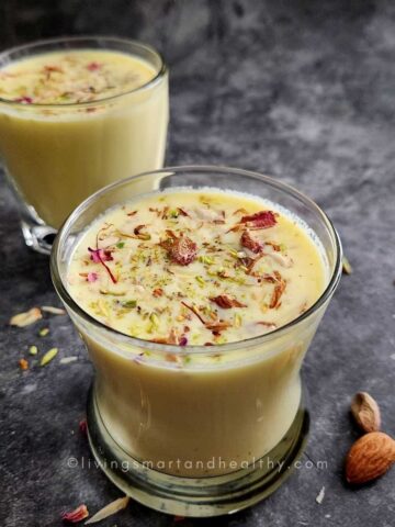 badam milk recipes