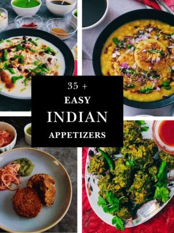 crispy Indian snacks served with chutney